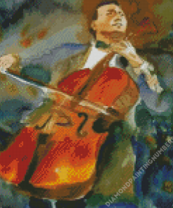 Yo Yo Ma Art Diamond Painting