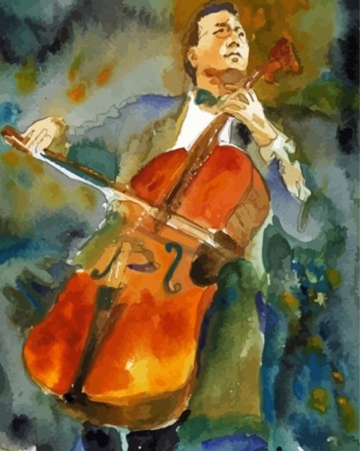 Yo Yo Ma Art Diamond Painting