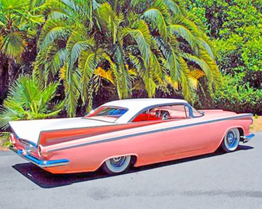 1959 Buick Lesabre Pink Diamond Painting