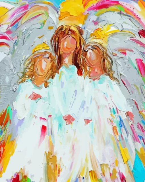 Abstract Angels Diamond Painting