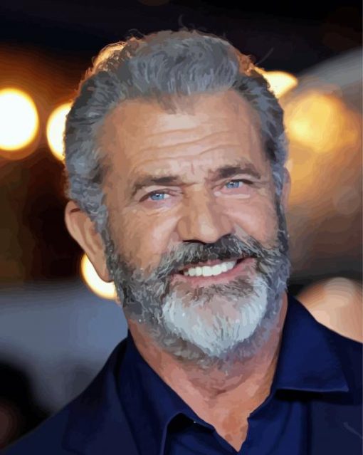 Actor Mel Gibson Diamond Painting