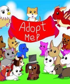 Adopt Me Pets Diamond Painting