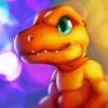 Agumon Anime Character Diamond Painting