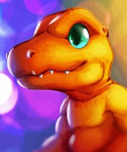 Agumon Anime Character Diamond Painting