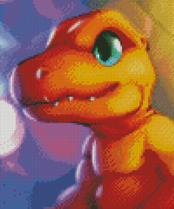 Agumon Anime Character Diamond Painting