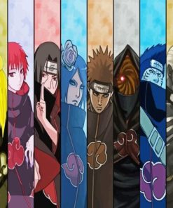 Akatsuki Naruto Members Diamond Painting