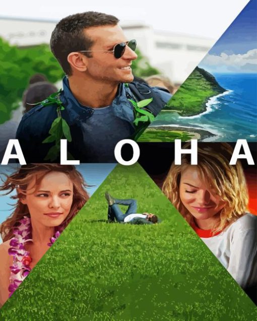 Aloha Poster Movies Diamond Paintings