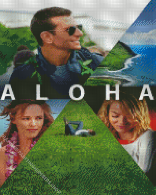 Aloha Poster Movies Diamond Paintings