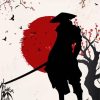 Alone Samurai Silhouette Diamond Painting