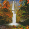 Autumn Multnomah Falls Diamond Painting