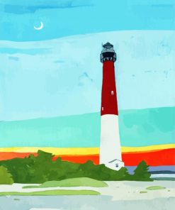 Barnegat Lighthouse Art Diamond Painting