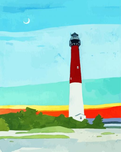 Barnegat Lighthouse Art Diamond Painting