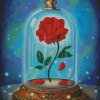 Beauty And The Beast Rose Diamond Painting