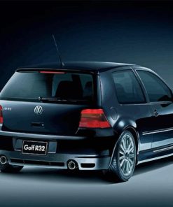 Black Golf R32 Car Diamond Painting