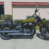 Black And Khaki Honda Shadow Diamond Painting