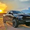 Black Ram Rebel Car Diamond Painting