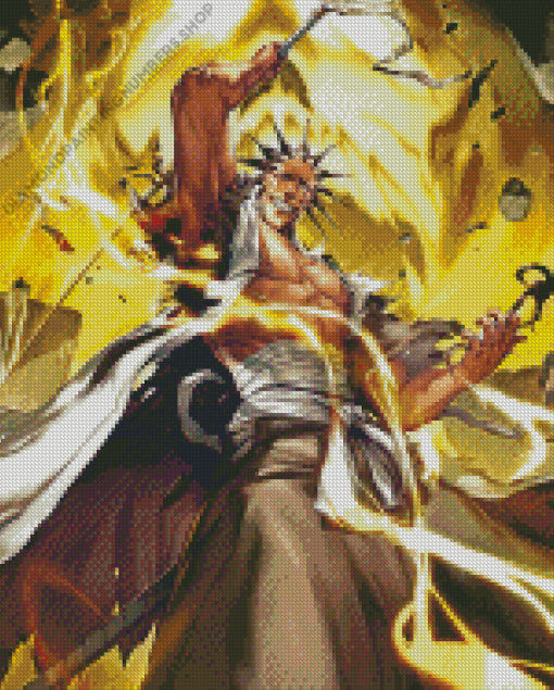 Bleach Character Kenpachi Zaraki Diamond Painting