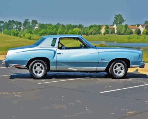 Blue 76 Monte Carlo Diamond Painting