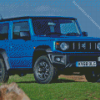 Blue Suzuki Jimny Diamond Painting