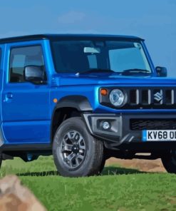 Blue Suzuki Jimny Diamond Painting