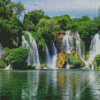 Bosnia The Kravica Waterfall Diamond Painting