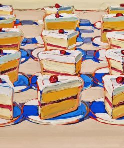 Cake Wayne Thiebaud Marie Diamond Painting