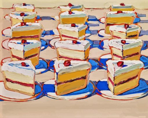 Cake Wayne Thiebaud Marie Diamond Painting