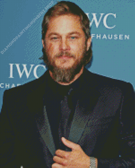 Classy Travis Fimmel Diamond Painting