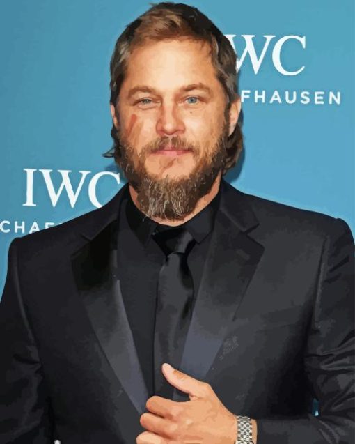 Classy Travis Fimmel Diamond Painting