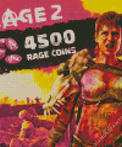 Colorful Rage 2 Poster Diamond Painting