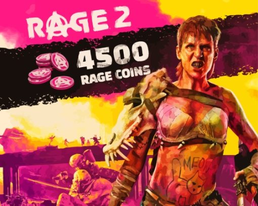 Colorful Rage 2 Poster Diamond Painting