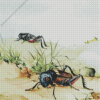 Cricket Insects Diamond Painting