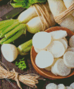 Daikon Food Diamond Painting