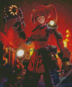 Deep Rock Galactic Girl Character Diamond Painting