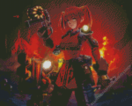 Deep Rock Galactic Girl Character Diamond Painting