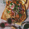 Delicious Lahmacun Diamond Painting