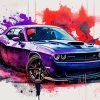 Dodge Challenger Hellcat Redeye Diamond Painting