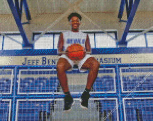 Duke Blue Devils Player Diamond Painting