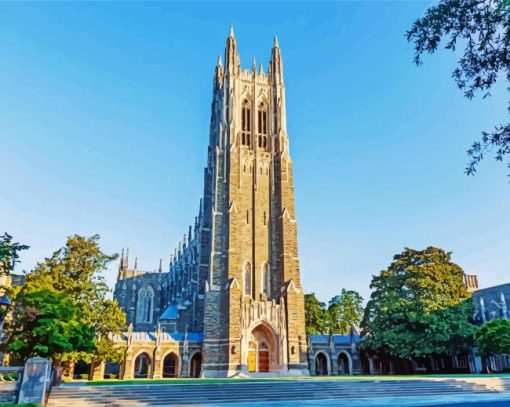 Duke University North Carolina Diamond Painting