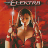 Elektra Movie Poster Diamond Painting