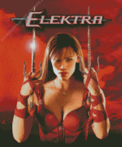 Elektra Movie Poster Diamond Painting