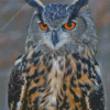 Eurasian Eagle Owl Bird Diamond Painting