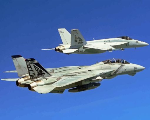 FA 18 Super Hornet Aircraft Diamond Painting