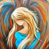 Faceless Angel Girl Diamond Painting