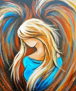 Faceless Angel Girl Diamond Painting