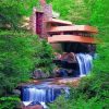 Fallingwaters By Frank Lloyd Wright Diamond Painting