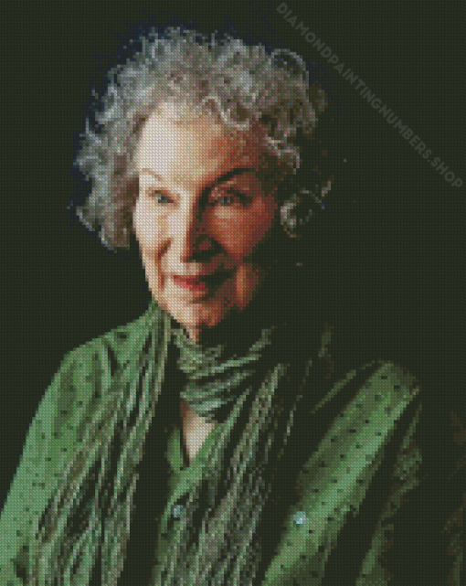 Famous Poet Margaret Atwood Diamond Painting