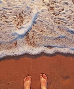 Feet In The Sea Diamond Painting