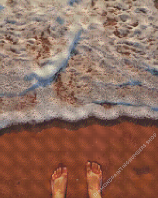 Feet In The Sea Diamond Painting