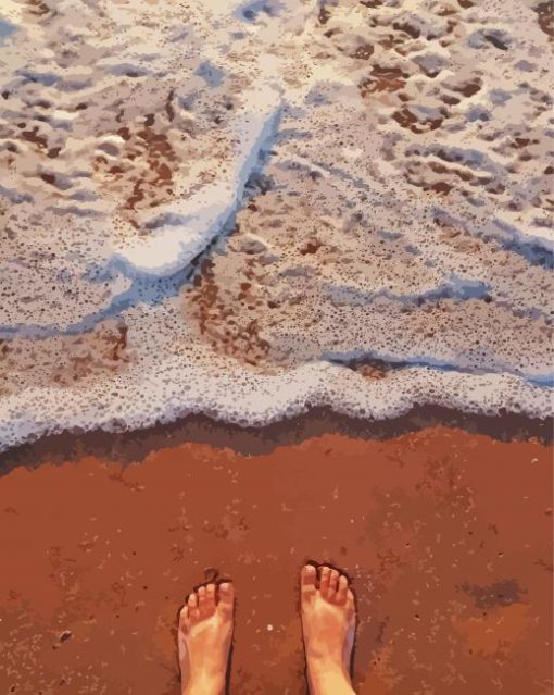 Feet In The Sea Diamond Painting